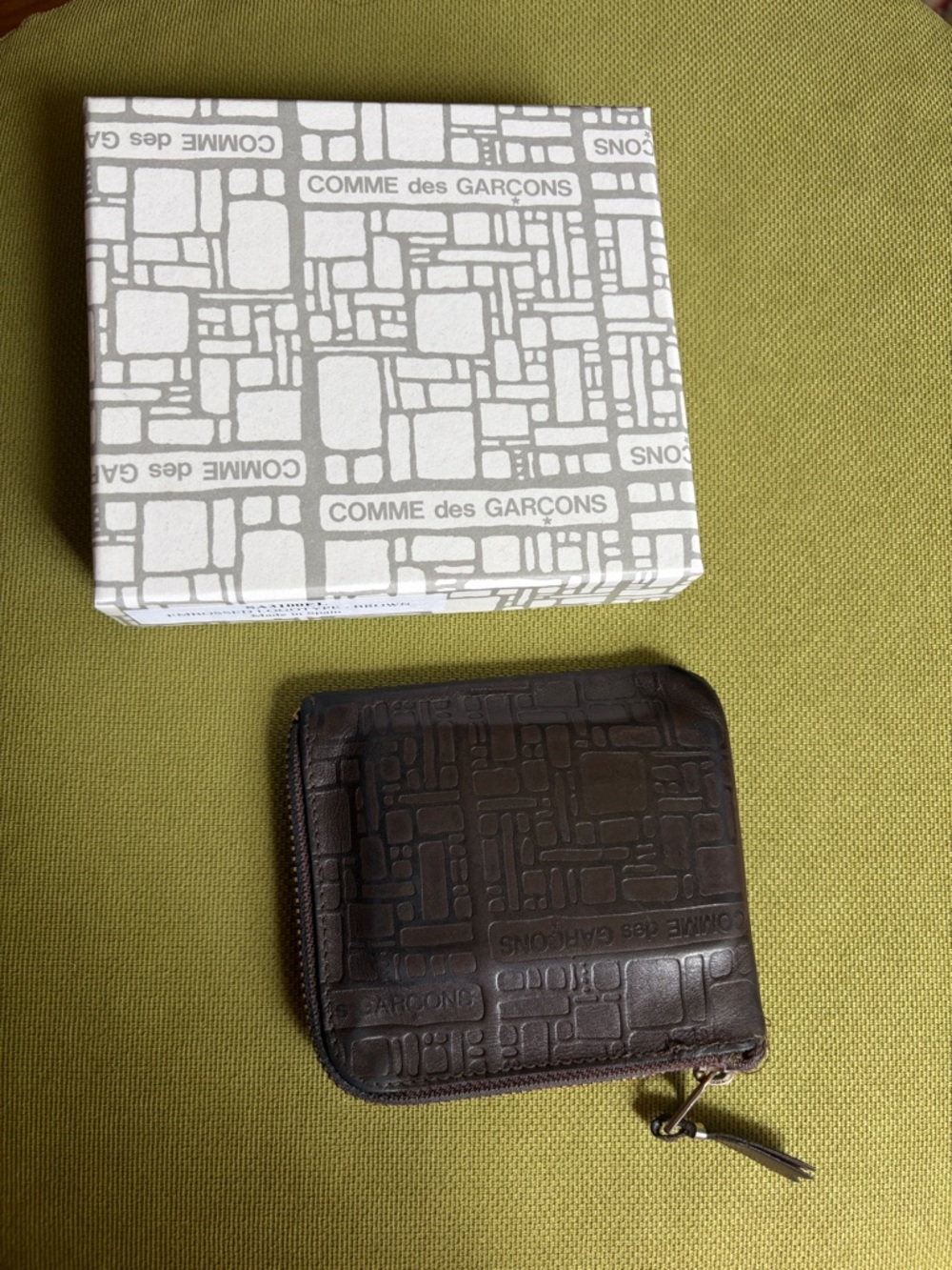 Comme Des Garçons leather wallet